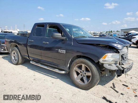 2017 Ram 1500 Tradesman with VIN 1C6RR6FG6HS524135, listed as a Copart auction lot 59474205 with 180,938 mi miles and Salvage title. Bid and sale history available at DreamBid. Image 4.