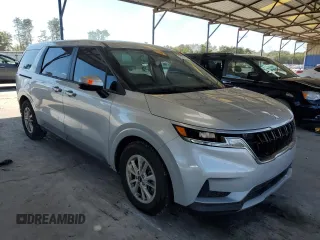 2023 Kia Carnival LX with VIN KNDNB4H38P6272146, listed as a Copart auction lot 73783734 with 46,895 mi miles and Salvage Title. Bid and sale history available at carsss.com. Image 4.