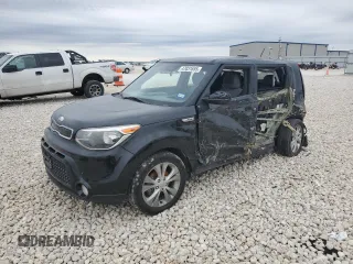 2016 Kia Soul + with VIN KNDJP3A5XG7401987, listed as a Copart auction lot 47031655 with 0 mi miles and Salvage Title. Bid and sale history available at carsss.com. Image 1.