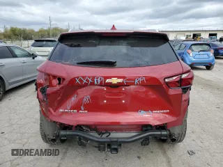 2021 Chevrolet Blazer Premier with VIN 3GNKBLRS0MS541080, listed as a Copart auction lot 75990264 with 33,371 mi miles and Salvage title. Bid and sale history available at DreamBid. Image 6.