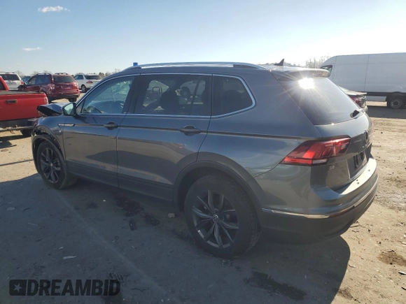 2023 Volkswagen Tiguan SE with VIN 3VVMB7AX9PM018778, listed as a Copart auction lot 50565555 with 9,758 mi miles and Salvage Title. Bid and sale history available at DreamBid. Image 2.