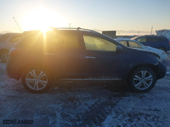 2009 Nissan Murano SL with VIN JN8AZ18W19W154448, listed as a IAAI auction lot 41396575 with 192,985 mi miles. Bid and sale history available at carsss.com. Image 13.