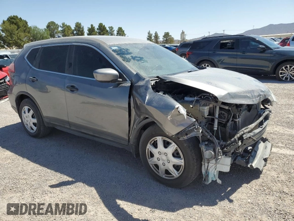 2017 Nissan Rogue SL with VIN 5N1AT2MT4HC738773, listed as a Copart auction lot 56377645 with 104,234 mi miles and Salvage title. Bid and sale history available at DreamBid. Image 4.