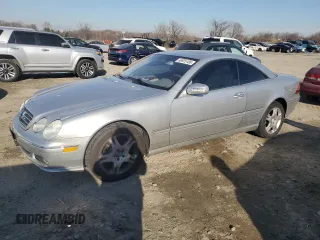 2003 Mercedes-Benz CL-Class 5.0L with VIN WDBPJ75J33A037367, listed as a Copart auction lot 46925185 with 274,859 mi miles and Salvage Title. Bid and sale history available at carsss.com. Image 1.