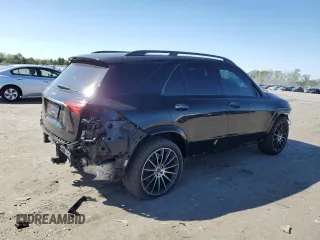 2023 Mercedes-Benz GLE 350 with VIN 4JGFB4KB4PA949819, listed as a Copart auction lot 53719765 with 25,514 mi miles and Salvage title. Bid and sale history available at DreamBid. Image 3.