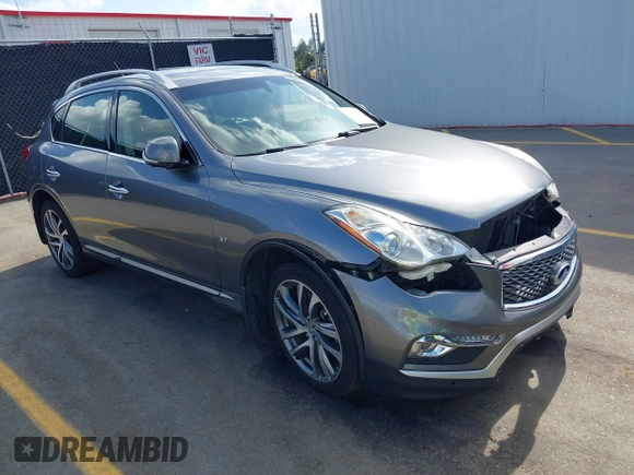 2017 Infiniti QX50 with VIN JN1BJ0RP4HM385429, listed as a IAAI auction lot 41956117 with 95,575 mi miles and . Bid and sale history available at DreamBid. Image 1.
