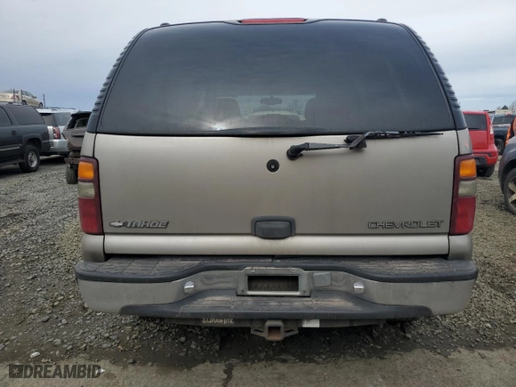 2001 Chevrolet Tahoe LT with VIN 1GNEK13T71J206544, listed as a Copart auction lot 45426625 with 166,682 mi miles and Salvage Title. Bid and sale history available at carsss.com. Image 6.