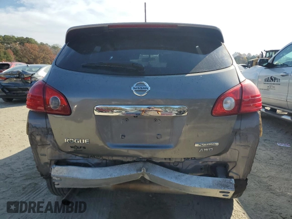 2013 Nissan Rogue S with VIN JN8AS5MV9DW618619, listed as a Copart auction lot 78458674 with 122,136 mi miles and Non Repairable. Bid and sale history available at DreamBid. Image 6.