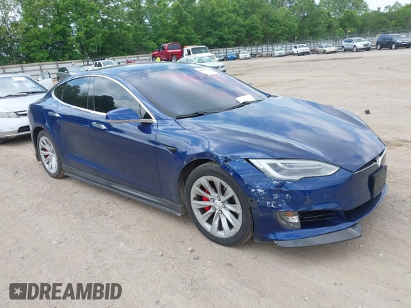 2016 Tesla Model S 90D with VIN 5YJSA1E4XGF168165, listed as a IAAI auction lot 42220139 with Not provided miles and . Bid and sale history available at DreamBid. Image 1.
