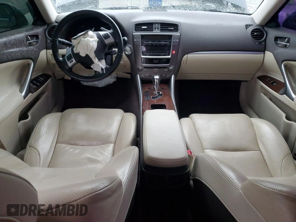 2012 Lexus IS 250 with VIN JTHCF5C22C5059787, listed as a Copart auction lot 45047255 with 190,001 mi miles and Salvage Title. Bid and sale history available at DreamBid. Image 8.