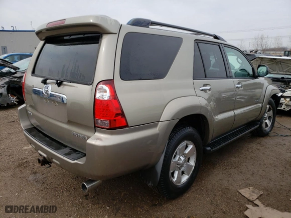 2007 Toyota 4Runner SR5 with VIN JTEBU14R670108768, listed as a Copart auction lot 45582503 with 102,890 mi miles and Salvage Title. Bid and sale history available at carsss.com. Image 3.