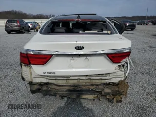 2016 Kia K900 Luxury with VIN KNALU4D36G6032176, listed as a Copart auction lot 43993855 with 0 mi miles and Salvage Title. Bid and sale history available at carsss.com. Image 6.