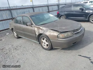 2003 Chevrolet Impala with VIN 2G1WF52E339357819, listed as a IAAI auction lot 41918563 with 1 mi miles. Bid and sale history available at carsss.com. Image 1.