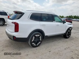 2025 Kia Telluride S with VIN 5XYP64GC9SG579930, listed as a Copart auction lot 57590885 with 4,438 mi miles and Salvage title. Bid and sale history available at DreamBid. Image 3.