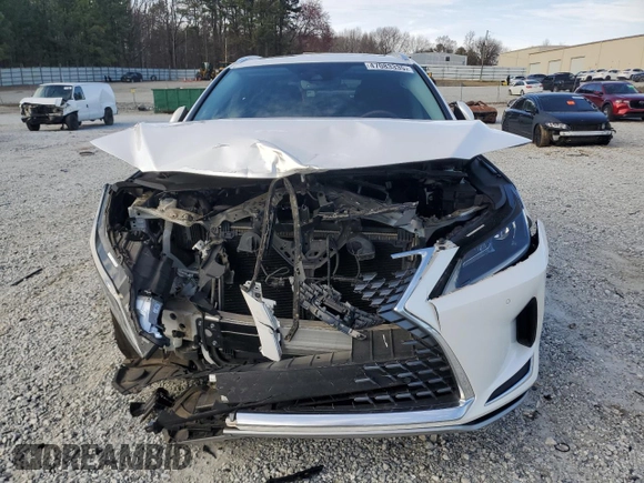 2020 Lexus RX with VIN 2T2HZMAA9LC162741, listed as a Copart auction lot 47083335 with 27,952 mi miles and Salvage Title. Bid and sale history available at carsss.com. Image 5.