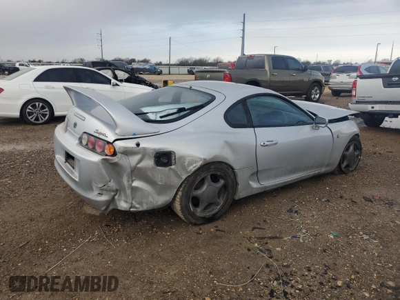 1994 Toyota Supra с VIN JZA800003832, выставлен на аукционе Copart как лот 47542995 с пробегом 129 896 миль миль и Списание • Salvage title. История ставок и продаж доступна на DreamBid. Изображение 3.