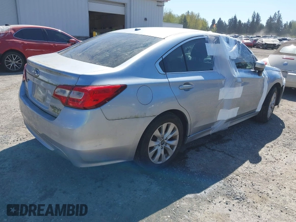 2015 Subaru Legacy 2.5i Premium with VIN 4S3BNAC62F3063446, listed as a IAAI auction lot 41946307 with 60,318 mi miles. Bid and sale history available at carsss.com. Image 4.