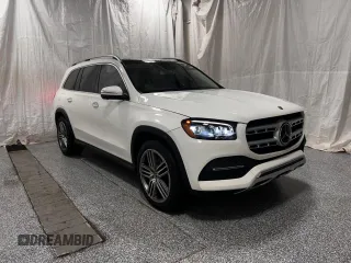 2020 Mercedes-Benz GLS 450 z VIN 4JGFF5KEXLA253920, wystawiony jako Copart lot #60090855 z przebiegiem 82 329 mil mil oraz Czysty tytuł • Clean title. Historia ofert i sprzedaży dostępna na DreamBid. Obrazek 1.