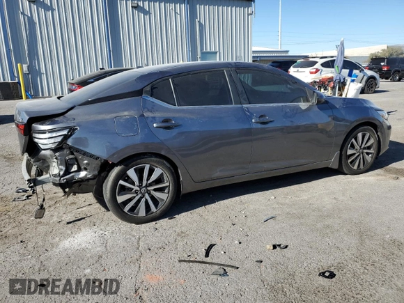 2023 Nissan Sentra SV with VIN 3N1AB8CV2PY224796, listed as a Copart auction lot 87129604 with 53,502 mi miles and Salvage Title. Bid and sale history available at carsss.com. Image 3.