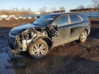 2024 Chevrolet Equinox LT with VIN 3GNAXKEG7RL195247, listed as a Copart auction lot 46917135 with 0 mi miles and Salvage Title. Bid and sale history available at carsss.com. Image 1.