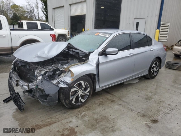 2016 Honda Accord Sedan LX with VIN 1HGCR2F35GA211944, listed as a Copart auction lot 49690825 with 208,246 mi miles and Salvage Title. Bid and sale history available at carsss.com. Image 1.