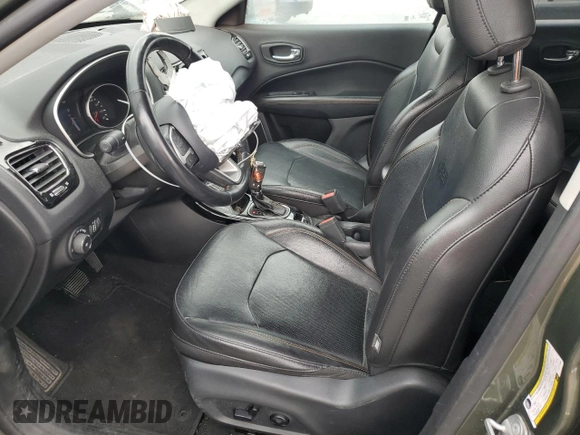2020 Jeep Compass Limited with VIN 3C4NJDCB1LT111686, listed as a Copart auction lot 53368705 with 96,856 mi miles and Salvage Title. Bid and sale history available at carsss.com. Image 7.