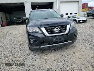 2017 Nissan Pathfinder SV with VIN 5N1DR2MM7HC662261, listed as a Copart auction lot 61438525 with 159,864 mi miles and Salvage title. Bid and sale history available at DreamBid. Image 14.