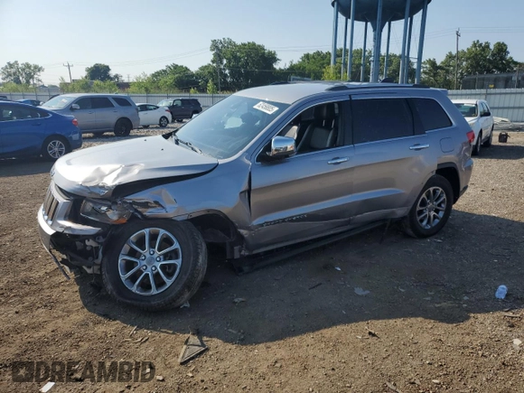 2014 Jeep Grand Cherokee Limited z VIN 1C4RJFBG7EC204799, wystawiony jako Copart lot #62458805 z przebiegiem 126 966 mil mil oraz Szkoda całkowita • Salvage title. Historia ofert i sprzedaży dostępna na DreamBid. Obrazek 1.