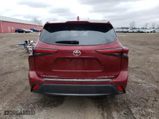 2023 Toyota Highlander L with VIN 5TDKDRBH3PS006015, listed as a Copart auction lot 50330075 with 224,649 mi miles and Salvage Title. Bid and sale history available at carsss.com. Image 6.