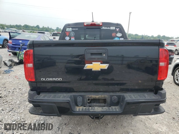 2015 Chevrolet Colorado 2WD Z71 with VIN 1GCGSCE35F1261995, listed as a Copart auction lot 60237005 with 173,319 mi miles and Salvage title. Bid and sale history available at DreamBid. Image 6.