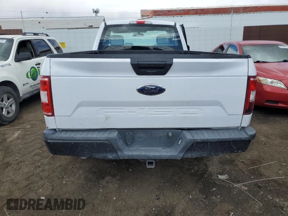 2018 Ford F-150 XL with VIN 1FTMF1C5XJKD81584, listed as a Copart auction lot 48009665 with 96,612 mi miles and Salvage title. Bid and sale history available at DreamBid. Image 6.
