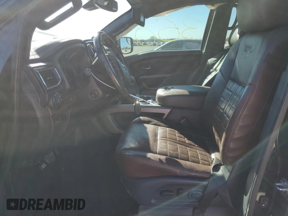 2020 Nissan Titan Platinum Reserve with VIN 1N6AA1EF2LN500797, listed as a Copart auction lot 41897765 with 90,060 mi miles and Salvage title. Bid and sale history available at DreamBid. Image 7.