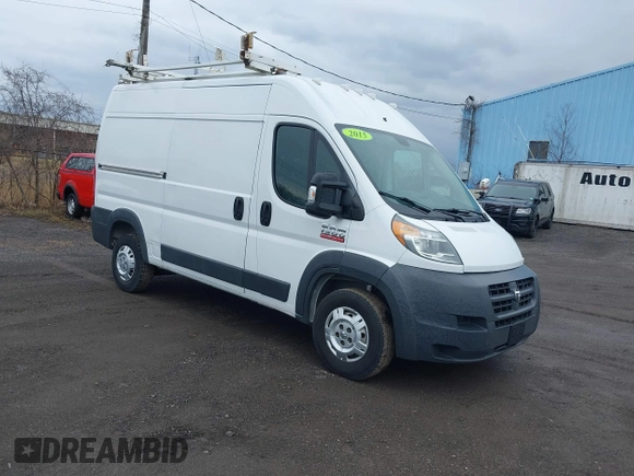 2015 Ram ProMaster Cargo with VIN 3C6TRVBG9FE512566, listed as a IAAI auction lot 41854974 with 137,519 mi miles and . Bid and sale history available at carsss.com. Image 1.