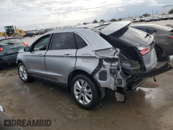 2020 Ford Edge Titanium with VIN 2FMPK4K93LBA16039, listed as a Copart auction lot 43645235 with 0 mi miles and Salvage Title. Bid and sale history available at carsss.com. Image 2.