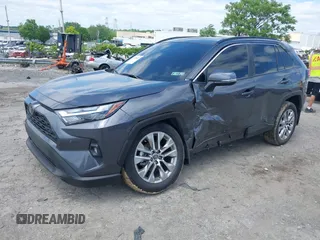 2025 Toyota RAV4 XLE Premium with VIN 2T3A1RFVXSC509876, listed as a IAAI auction lot 42298931 with 3,203 mi miles and . Bid and sale history available at DreamBid. Image 2.