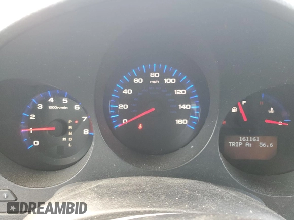 2006 Acura TL with VIN 19UUA66286A017143, listed as a Copart auction lot 53622105 with 161,161 mi miles and Salvage Title. Bid and sale history available at carsss.com. Image 9.