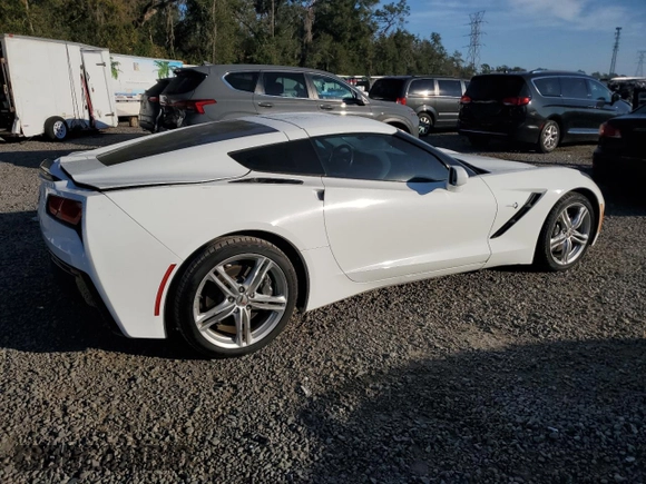 2017 Chevrolet Corvette 3LT with VIN 1G1YF2D77H5101239, listed as a Copart auction lot 81908564 with 0 mi miles and Salvage Title. Bid and sale history available at carsss.com. Image 3.