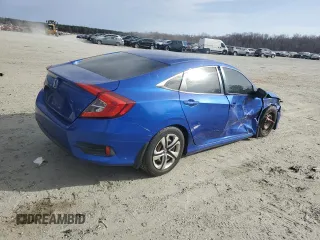 2016 Honda Civic Sedan LX with VIN 19XFC2F5XGE009550, listed as a Copart auction lot 48136285 with 105,846 mi miles and Salvage Title. Bid and sale history available at carsss.com. Image 3.