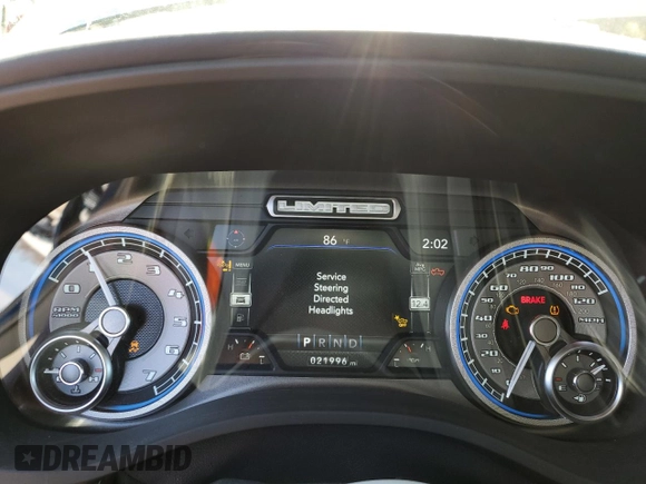 2022 Ram 1500 Limited with VIN 1C6SRFHT4NN121938, listed as a Copart auction lot 48932955 with 21,996 mi miles and Salvage title. Bid and sale history available at DreamBid. Image 9.