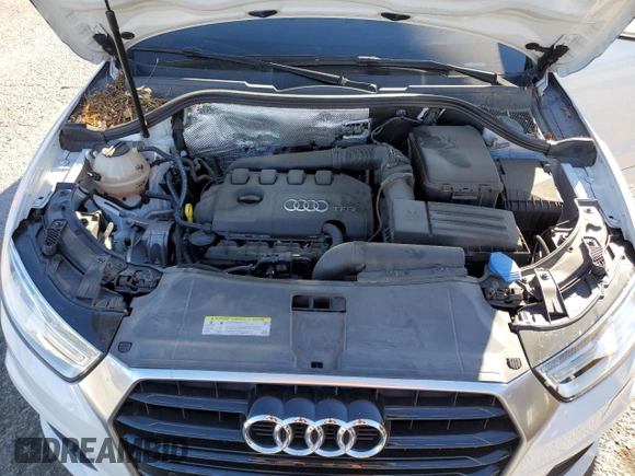 2017 Audi Q3 Premium Plus with VIN WA1HCCFS8HR011026, listed as a Copart auction lot 88106125 with 86,257 mi miles and Salvage title. Bid and sale history available at DreamBid. Image 13.