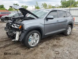 2020 Volkswagen Atlas SEL with VIN 1V2MR2CAXLC503284, listed as a Copart auction lot 58158855 with 85,794 mi miles and Salvage title. Bid and sale history available at DreamBid. Image 1.