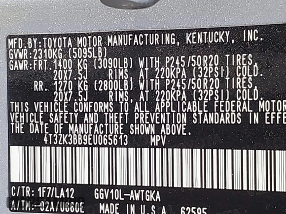 2014 Toyota Venza LE z VIN 4T3ZK3BB9EU065613, wystawiony jako IAAI lot #41860756 z przebiegiem 116 910 mil mil oraz . Historia ofert i sprzedaży dostępna na DreamBid. Obrazek 9.