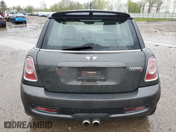 2013 MINI Hardtop S with VIN WMWSV3C50DT477984, listed as a Copart auction lot 56190855 with 98,878 mi miles and Salvage Title. Bid and sale history available at DreamBid. Image 6.