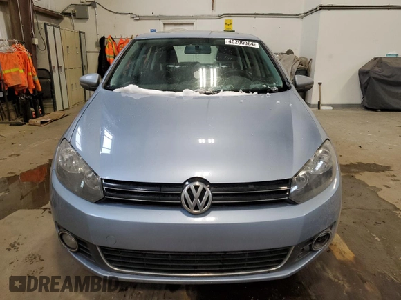 2012 Volkswagen Golf TDI with VIN WVWDM7AJ0CW144803, listed as a Copart auction lot 61574455 with 184,152 mi miles and Salvage title. Bid and sale history available at DreamBid. Image 5.