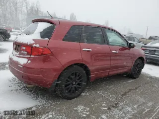 2008 Acura RDX Tech Pkg with VIN 5J8TB18558A019129, listed as a Copart auction lot 44847105 with 144,959 mi miles and Salvage Title. Bid and sale history available at carsss.com. Image 3.