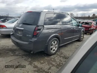 2009 Nissan Quest S with VIN 5N1BV28U29N108192, listed as a Copart auction lot 81455434 with 250,534 mi miles and Salvage Title. Bid and sale history available at carsss.com. Image 3.