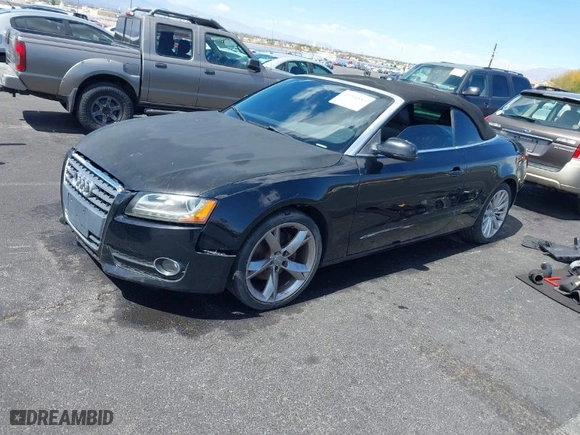 2010 Audi A5 Premium Plus with VIN WAULFAFH3AN011574, listed as a IAAI auction lot 41944885 with 1 mi miles. Bid and sale history available at carsss.com. Image 2.