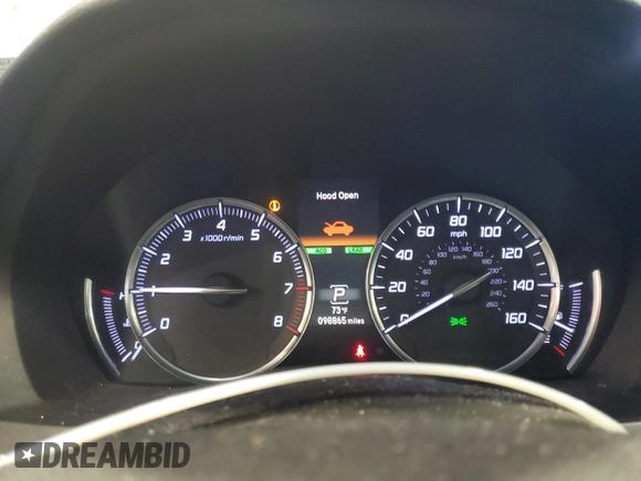 2018 Acura MDX with VIN 5J8YD4H34JL010626, listed as a Copart auction lot 61831845 with 98,865 mi miles and Salvage title. Bid and sale history available at DreamBid. Image 9.