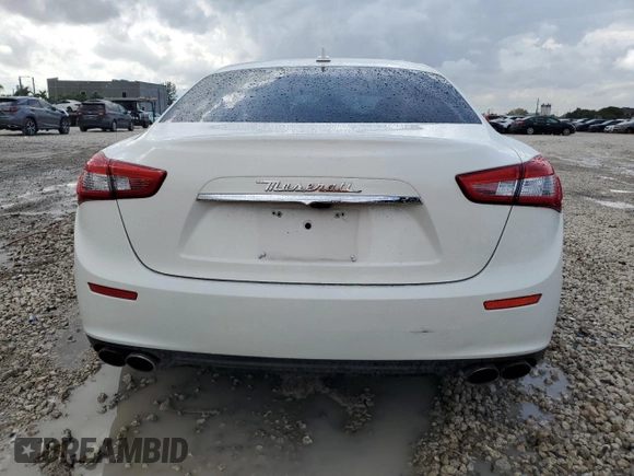 2017 Maserati Ghibli with VIN ZAM57XSA0H1262621, listed as a Copart auction lot 44688955 with 88,476 mi miles and Salvage Title. Bid and sale history available at carsss.com. Image 6.
