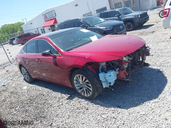 2019 Lexus ES with VIN 58ABZ1B16KU011174, listed as a IAAI auction lot 42032730 with 40,720 mi miles. Bid and sale history available at carsss.com. Image 1.